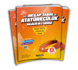 8. Sınıf T.C. İnkılap Tarihi ve Atatürkçülük Maratonu Konu Özetli Etkinlikli Kitap